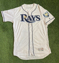CJ Cron Tampa Bay Rays Game Used Worn Jersey 2018 MLB 5 Games