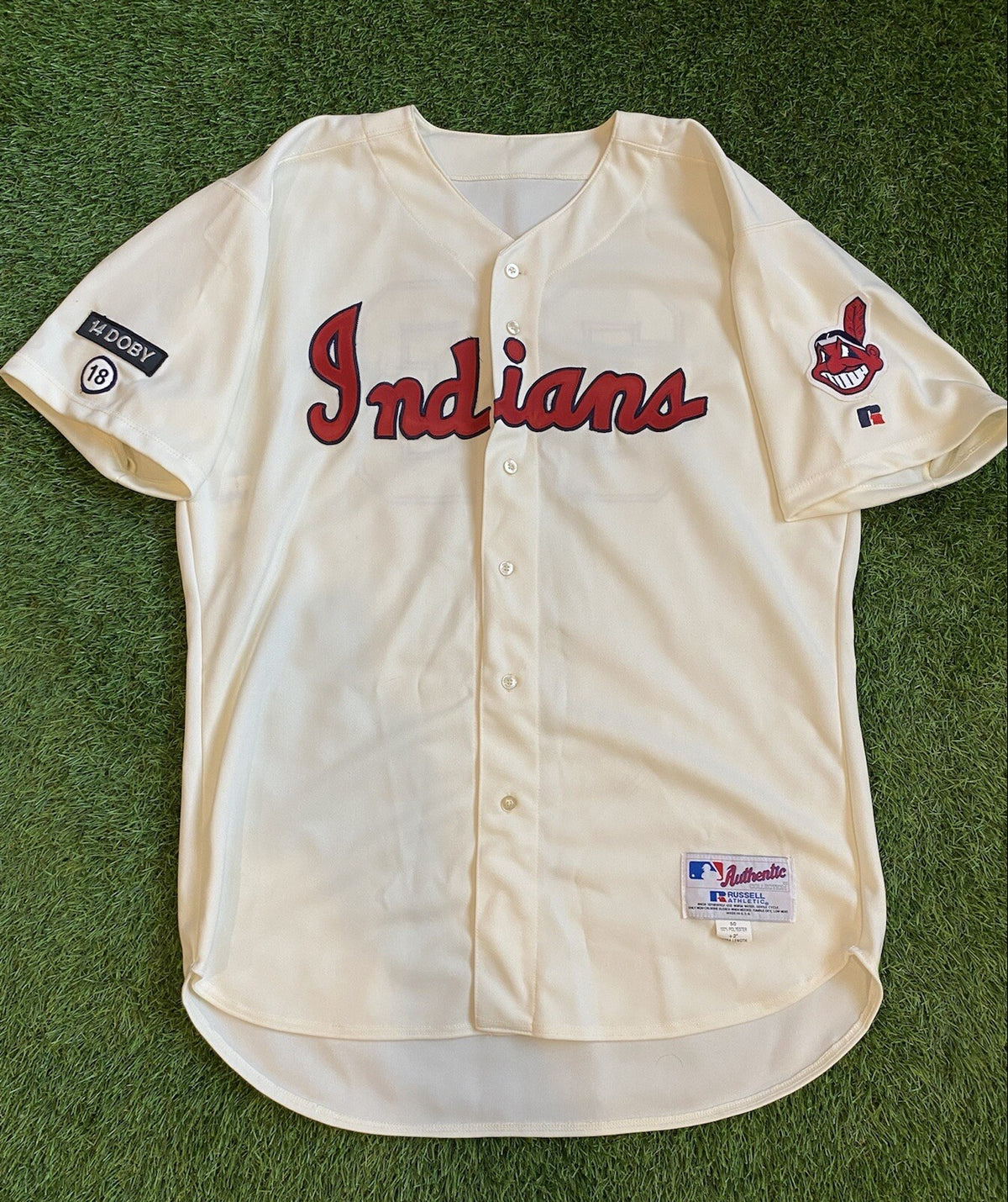 Eddie Murray Cleveland Indians Game Used Worn Jersey 2003 Signed MLB MEARS A10