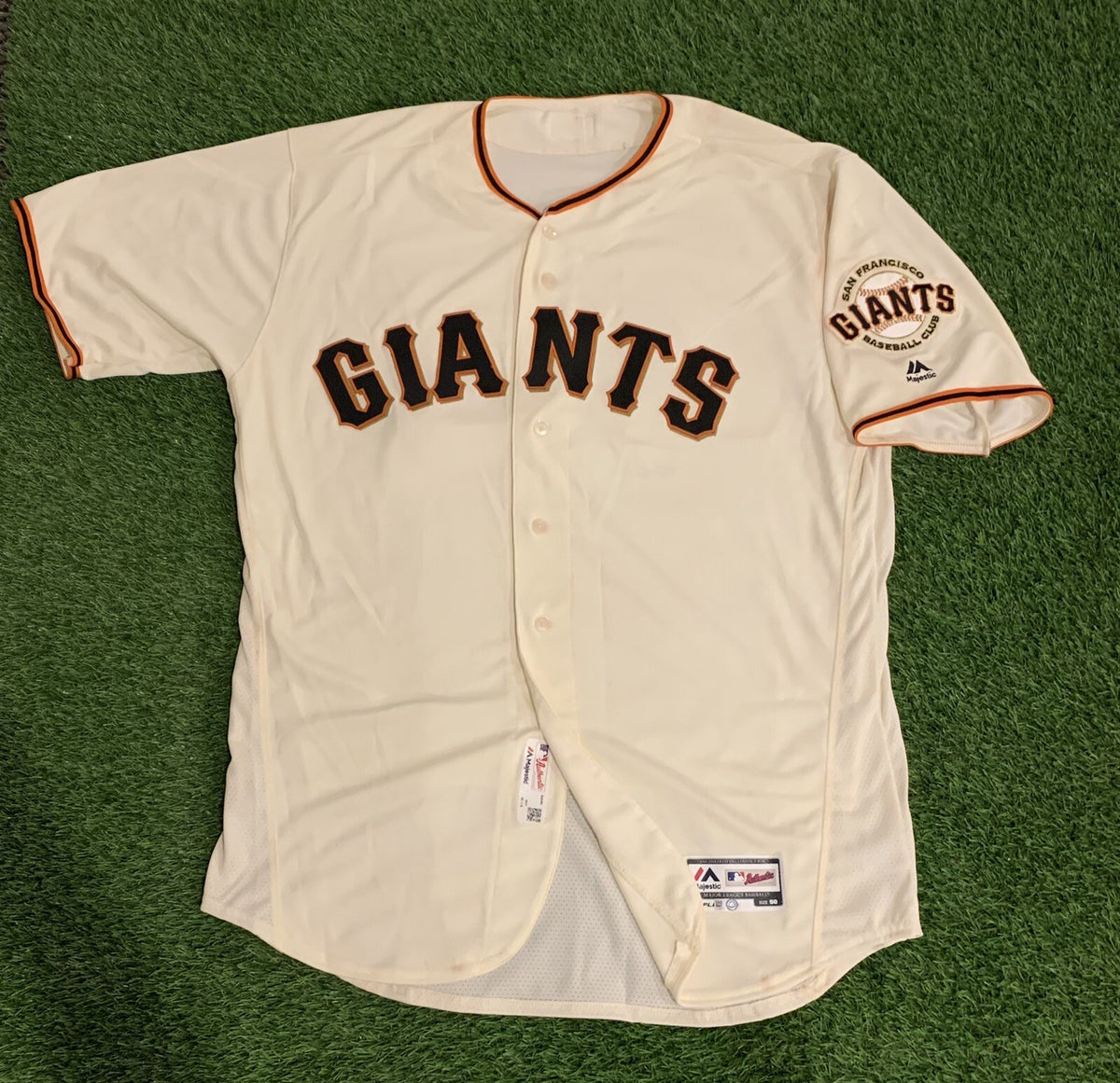 Madison Bumgarner San Francisco Giants Game Used Jersey 2017 MLB Auth